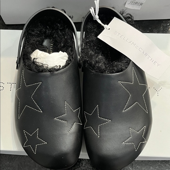 Stella McCartney Shoes - Stella McCartney Black Star Mules